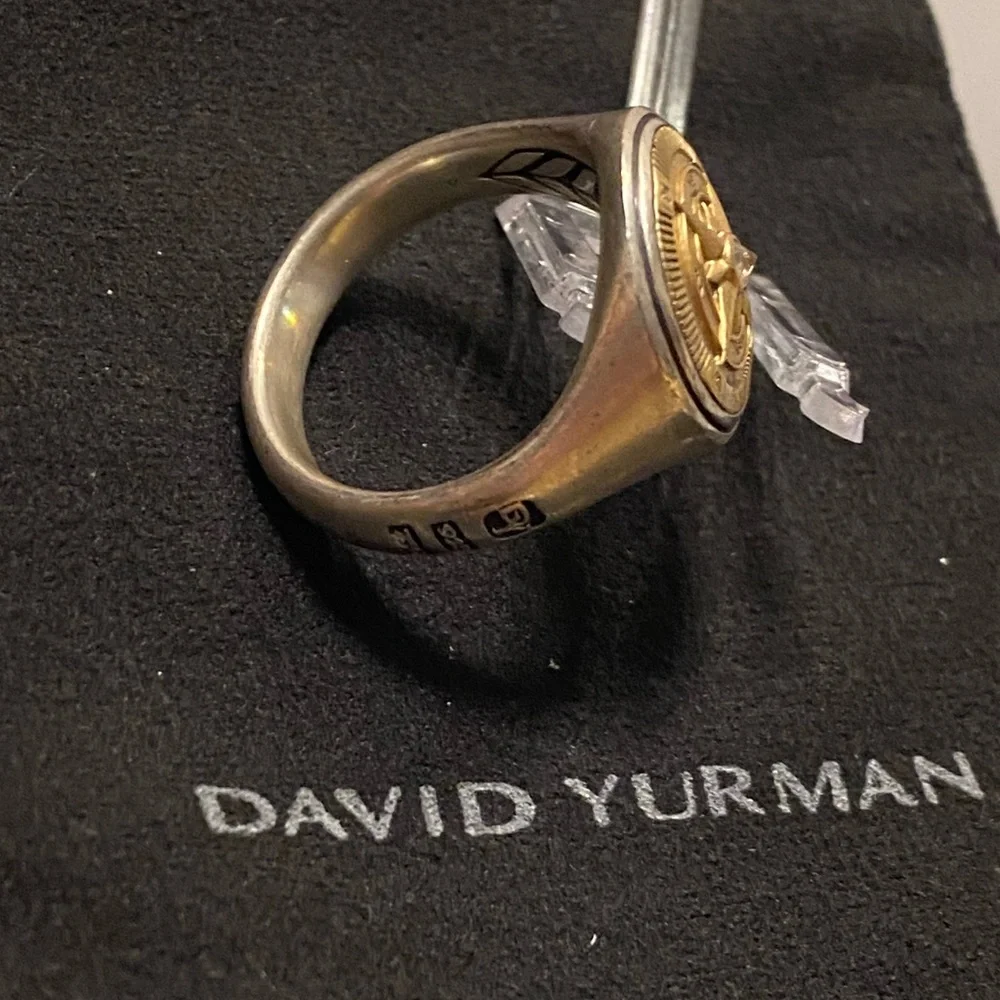 David Yurman Maritim Compass Signet Ring